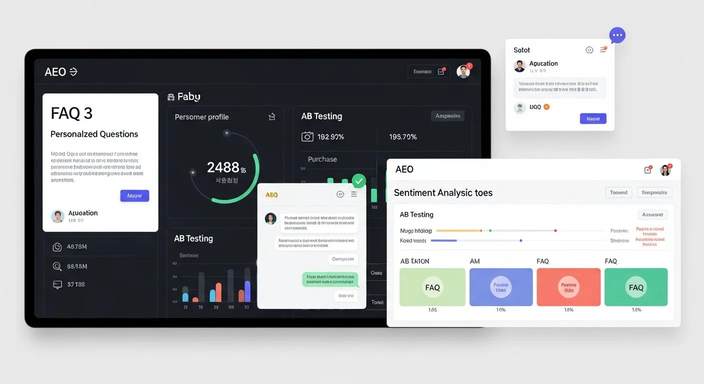섹션 5: FAQ 시스템 성과 측정 및 개선: 데이터 기반 지속적 최적화 - AEO 실전 전략