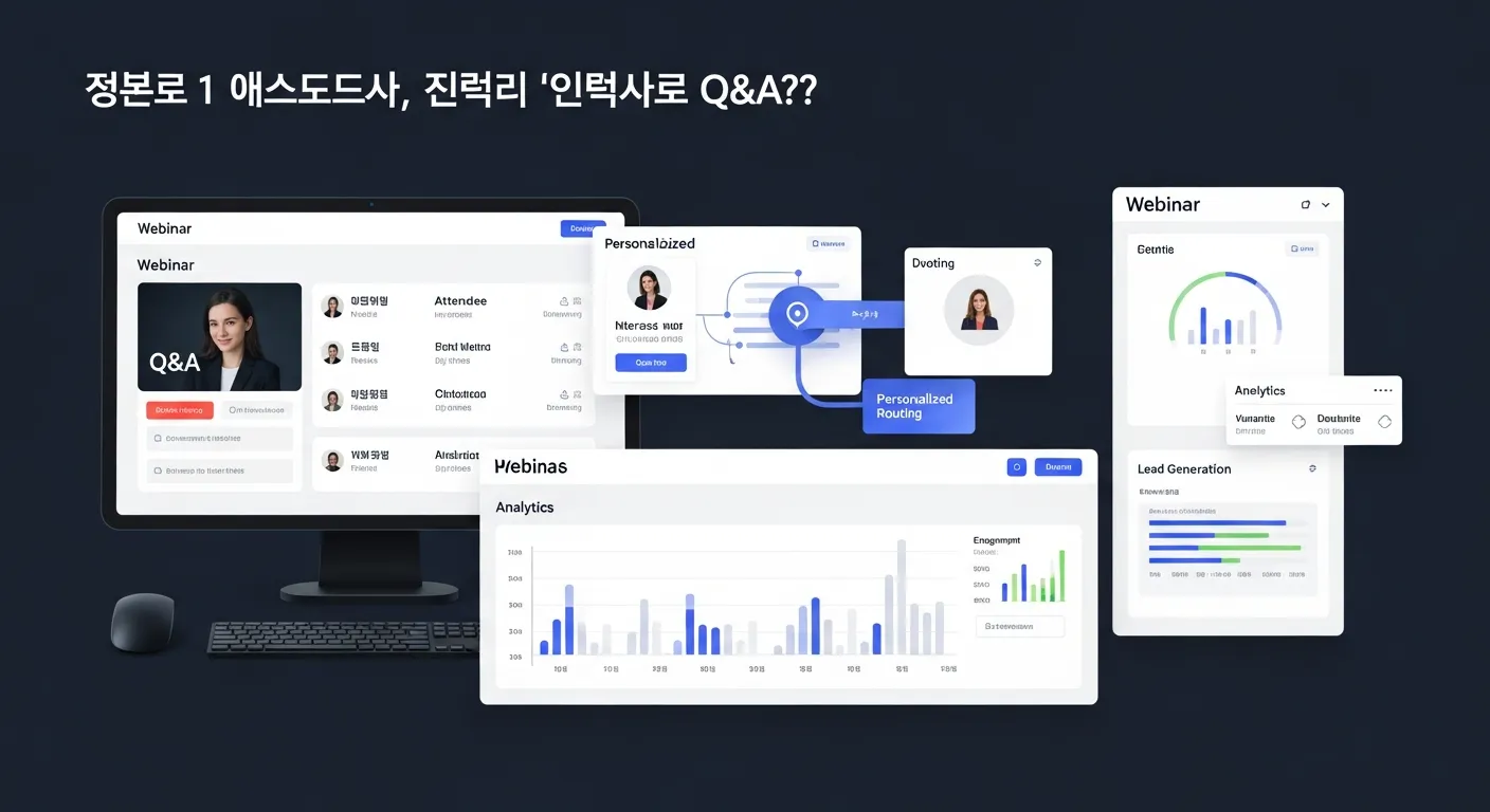 섹션 1: 웨비나 마케팅, 왜 '초개인화 Q&A'에 집중해야 하는가? - B2B Marketing 실전 전략