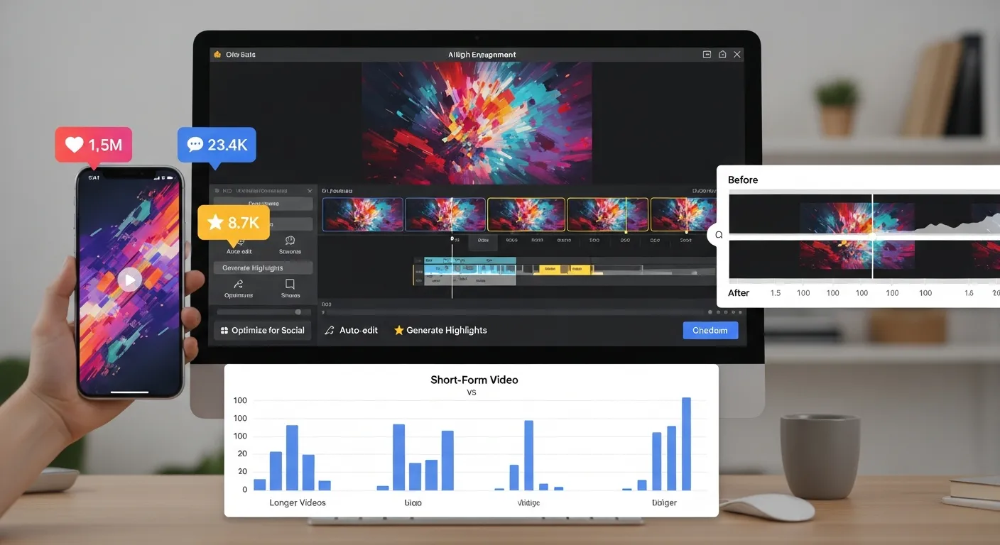 섹션 1: 왜 숏폼 AI 자동 편집인가? : 2025년 비디오 마케팅 트렌드 - Content Marketing 실전 전략