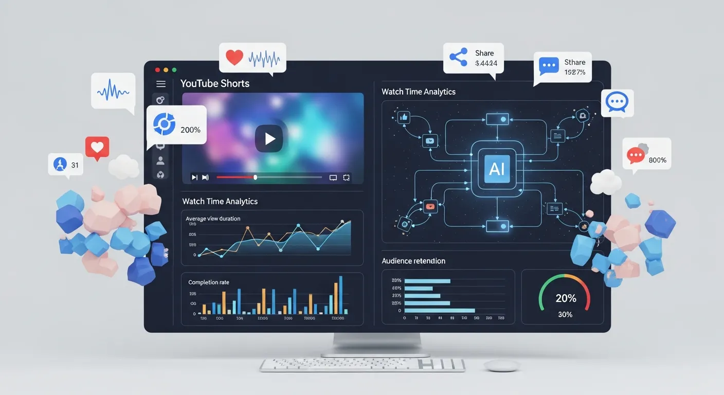 섹션 1: 2025 유튜브 숏폼 알고리즘 완벽 분석: 핵심은 '시청 지속 시간' - Content Marketing 실전 전략