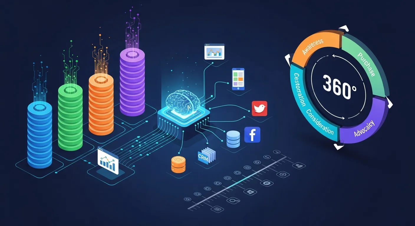 섹션 1: AI 기반 사용자 여정 맵핑: 데이터 사일로 해체와 360도 뷰 확보 - Conversion Optimization 실전 전략