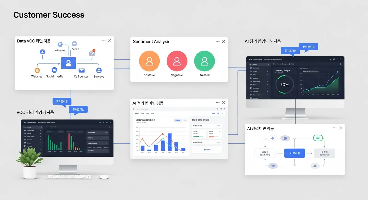 섹션 1: VOC 데이터 수집 및 통합 자동화: AI 기반 고객 피드백 통합 플랫폼 구축 - Customer Success 실전 전략