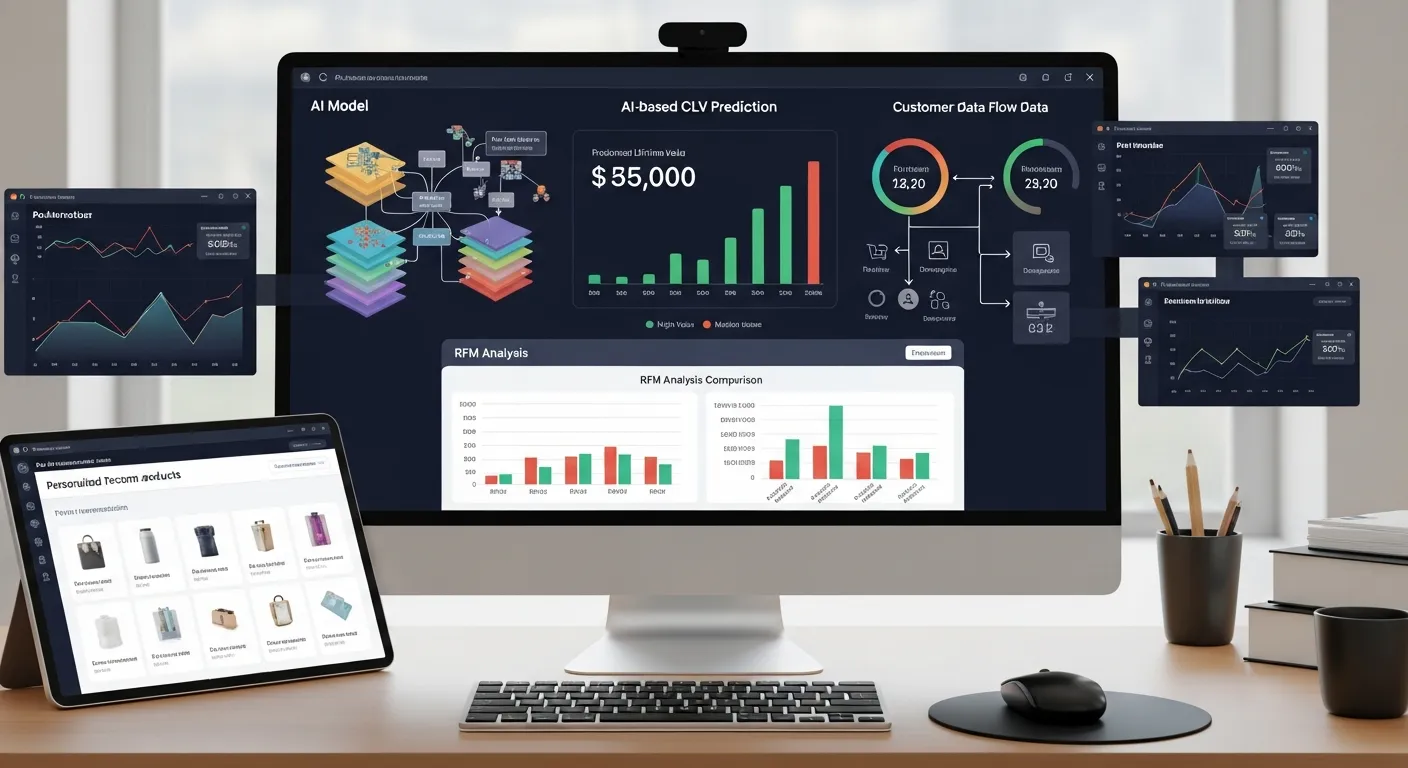 섹션 1: AI 기반 CLV 예측 모델 구축: 미래 가치 고객 식별 - E-commerce 실전 전략