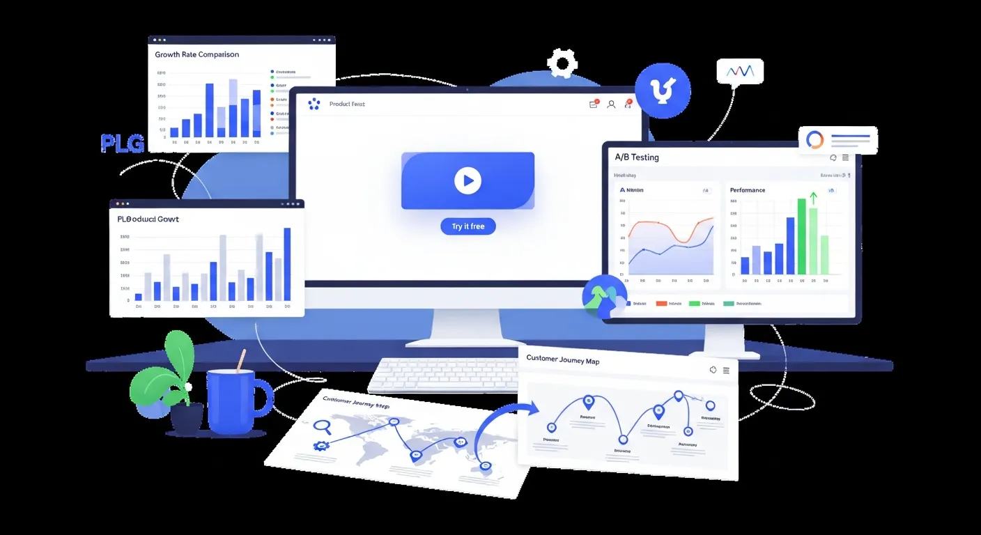 섹션 1: PLG (Product-Led Growth) 전략, 왜 지금 중소기업에 필요한가? - Growth Hacking 실전 전략