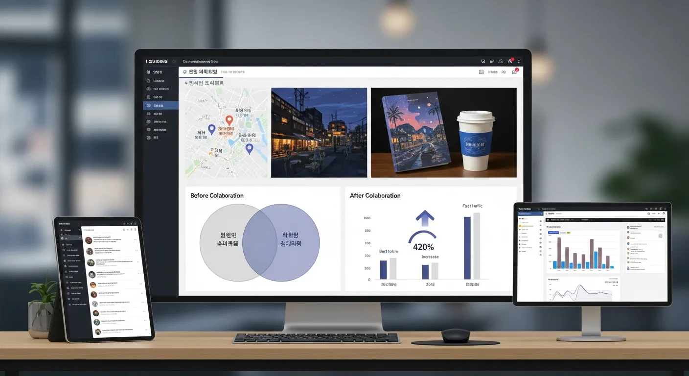 섹션 1: '스토리텔링 협업'으로 고객 공감대 형성 & 방문율 420% 증가 - Local Marketing 실전 전략