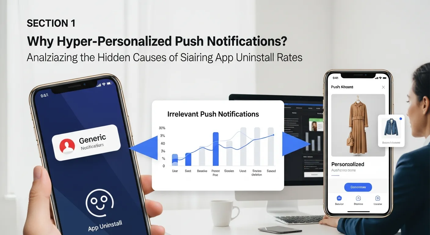 섹션 1: 왜 초개인화 푸시 알림인가? 앱 삭제율 급증의 숨겨진 원인 분석 - Mobile Marketing 실전 전략