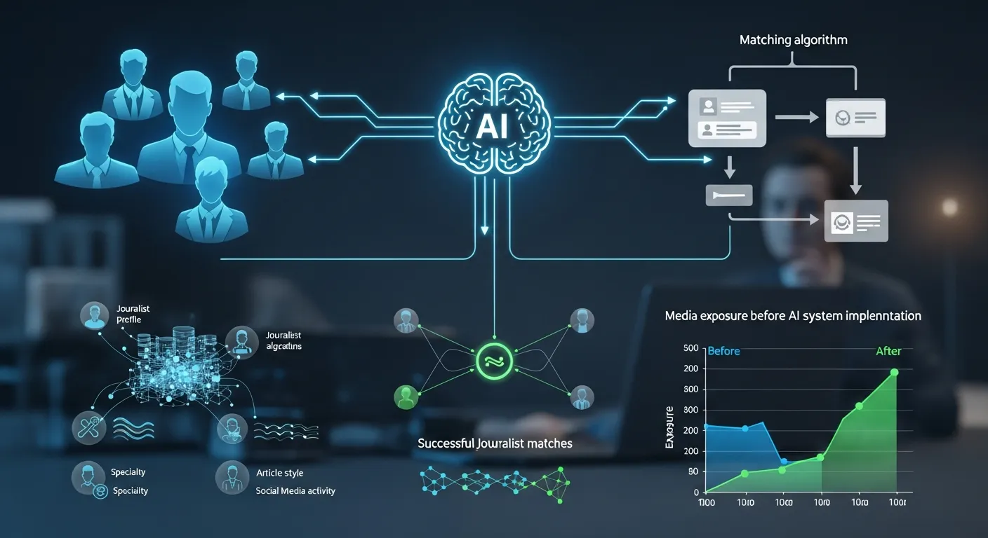 섹션 1: AI 기반 기자 매칭 시스템 도입: 잠재적 언론 노출 극대화 - PR & Communications 실전 전략