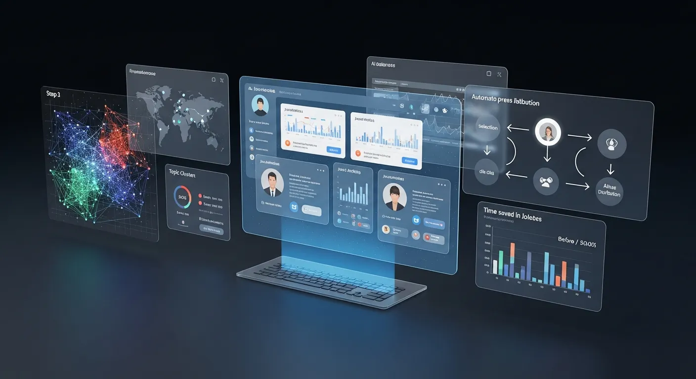 섹션 5: 4단계: AI 기반 최적 배포 시간 예측 및 자동 발송 - PR & Communications 실전 전략