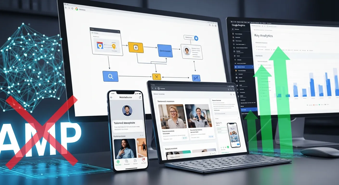 섹션 1: AMP의 한계와 초개인화 UX의 등장 - SEO 실전 전략