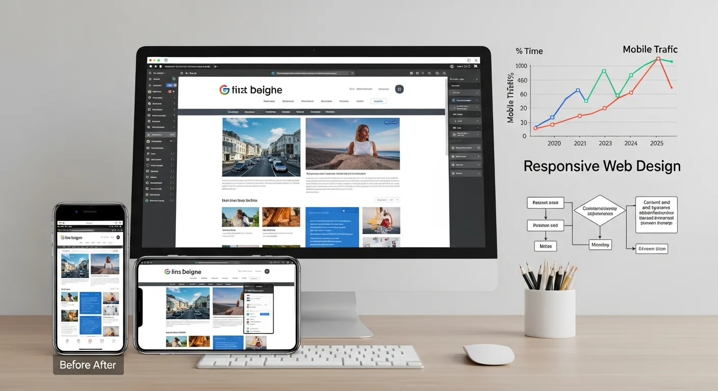 섹션 1: 반응형 웹 디자인, 왜 지금 필수인가? - Web Design & Development 실전 전략