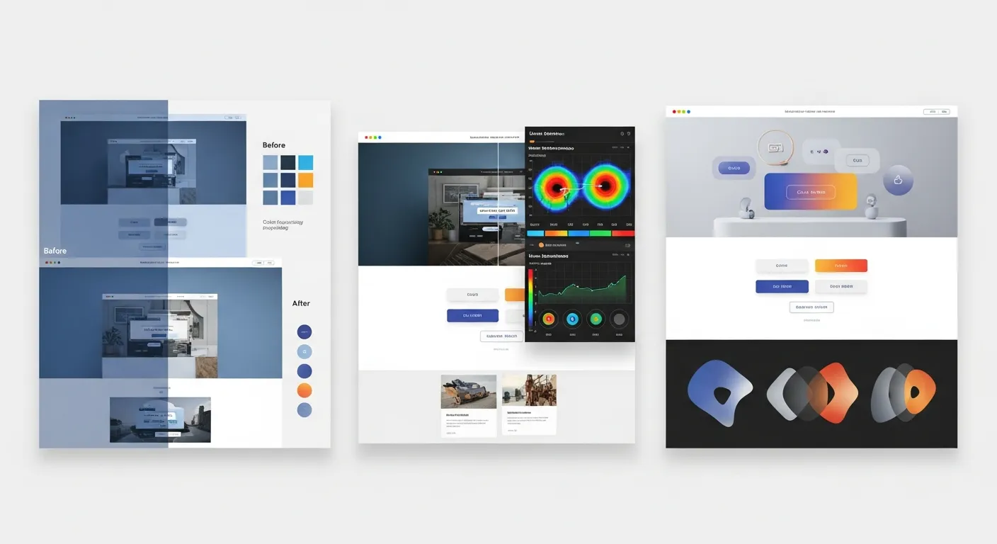 섹션 1: 첫인상 3초, '심리적 트리거' UI 디자인으로 사로잡기 - Web Design & Development 실전 전략