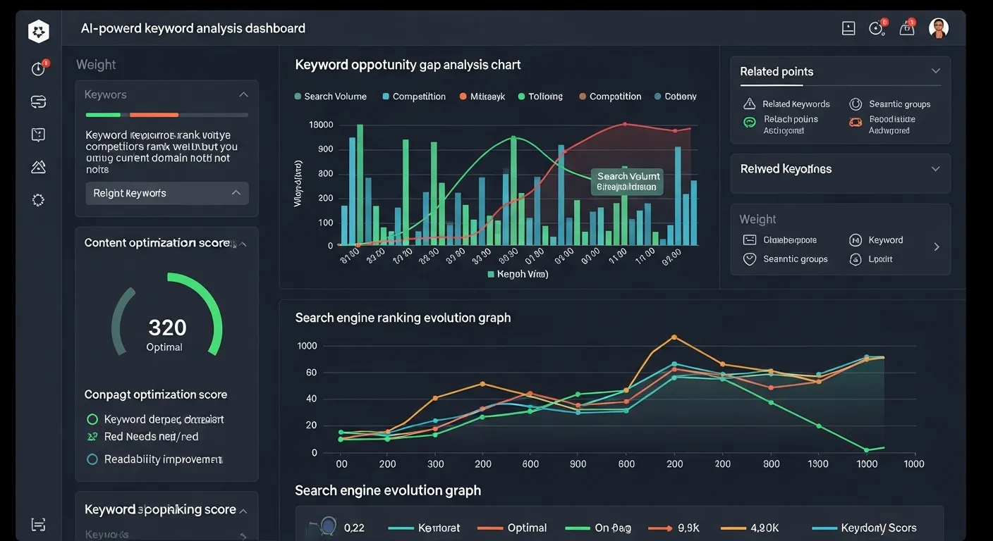 섹션 1: AI 기반 키워드 & 콘텐츠 최적화: 트래픽 450% 증가 - Web Design & Development 실전 전략