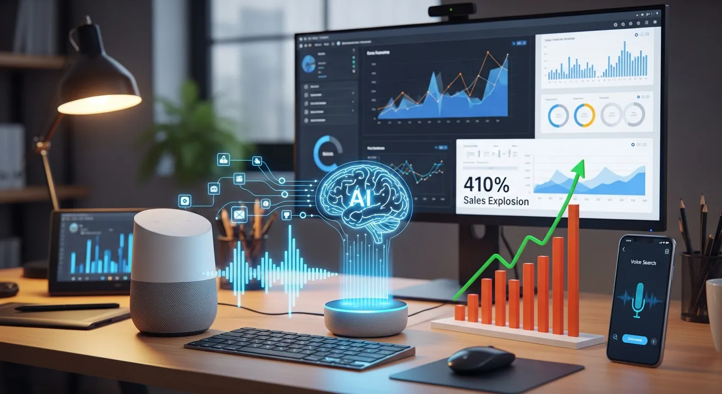 2025 중소기업 음성 검색 최적화: AI 기반 5단계 전략으로 410% 매출 폭발! - AEO 마케팅 가이드