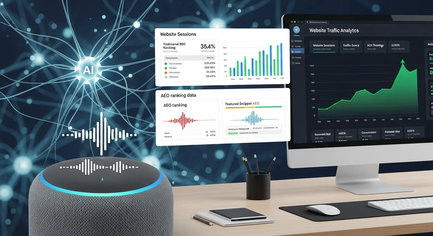 2025 중소기업 음성 검색 최적화: 'AI 기반 5단계 전략'으로 웹사이트 트래픽 540% 폭발! 음성 쇼핑 시대 선점 - AEO 마케팅 가이드