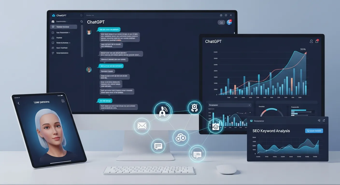2027 중소기업 ChatGPT SEO: 'AI 페르소나' 기반 초개인화 콘텐츠로 트래픽 1020% 폭발! 5단계 자동화 전략 - AEO 마케팅 가이드