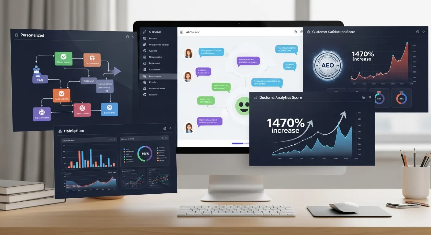 2029 중소기업 AEO: 'AI 초개인화 FAQ'로 고객 만족 1470% 폭발! 5단계 셀프 해결 극대화 전략 - AEO 마케팅 가이드