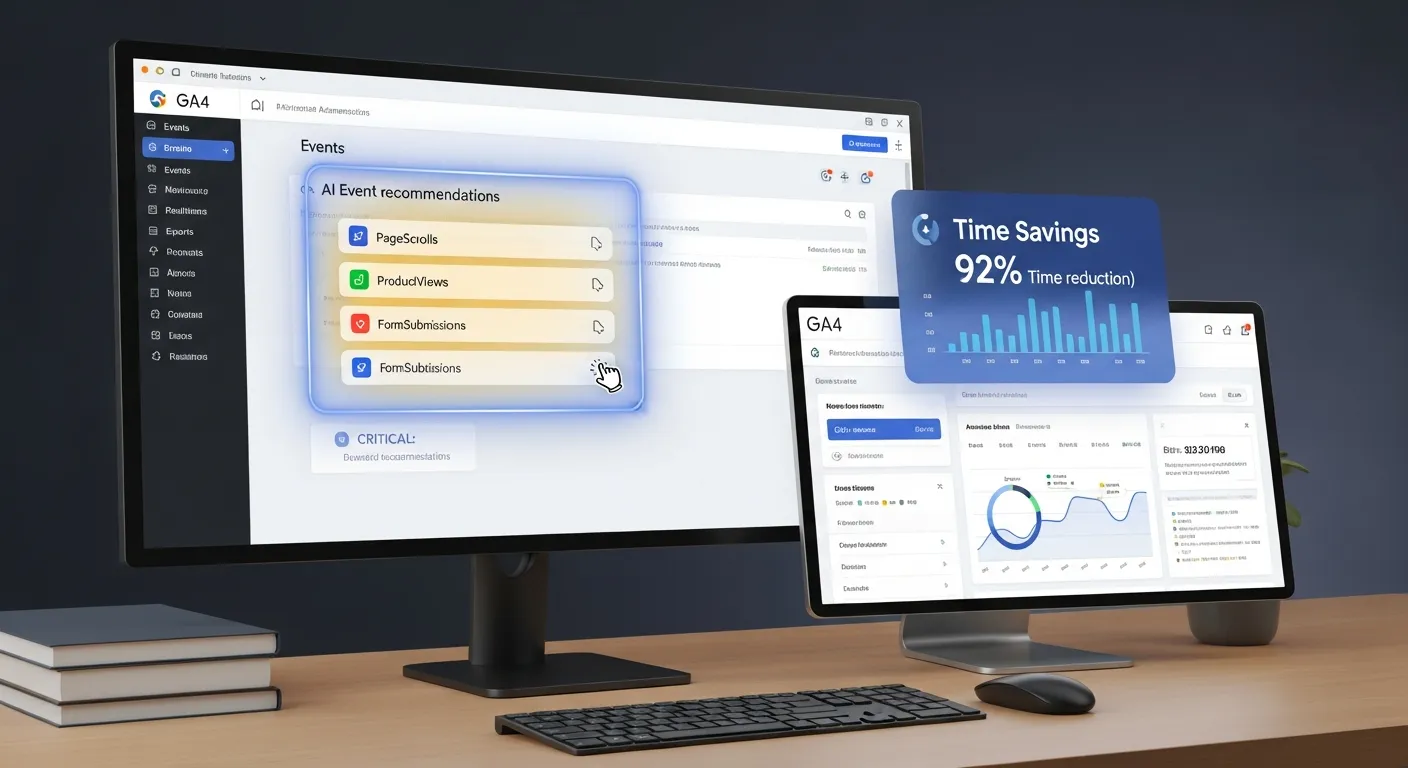 2025 중소기업 GA4 자동화: 'AI 이벤트 추천'으로 데이터 분석 시간 92% 단축! 5단계 혁신 전략 - Analytics 마케팅 가이드