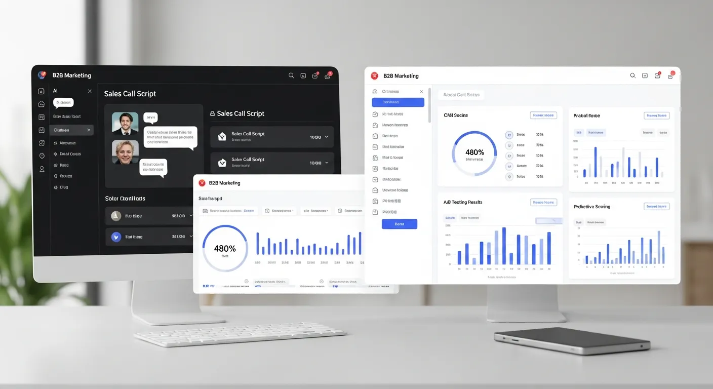 2025 중소기업 B2B 세일즈, 'AI 기반 콜드 콜 스크립트' 자동 생성으로 계약 성공률 480% 폭발! 5단계 전략 - B2B Marketing 마케팅 가이드