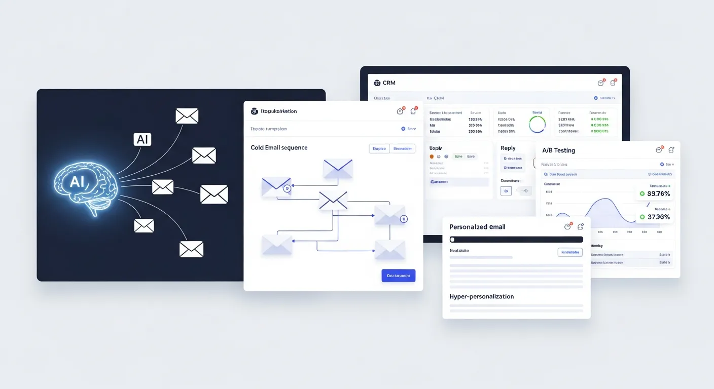 2025 B2B 잠재 고객 발굴: 'AI 기반 콜드 이메일 자동화'로 전환율 1350% 폭발! 5단계 초개인화 전략 - B2B Marketing 마케팅 가이드