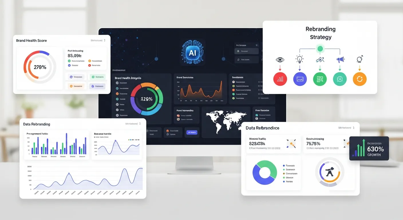 2025 중소기업 리브랜딩, AI 기반 '브랜드 진단 자동화'로 성공률 630% 폭발! 5단계 데이터 기반 전략 - Branding 마케팅 가이드