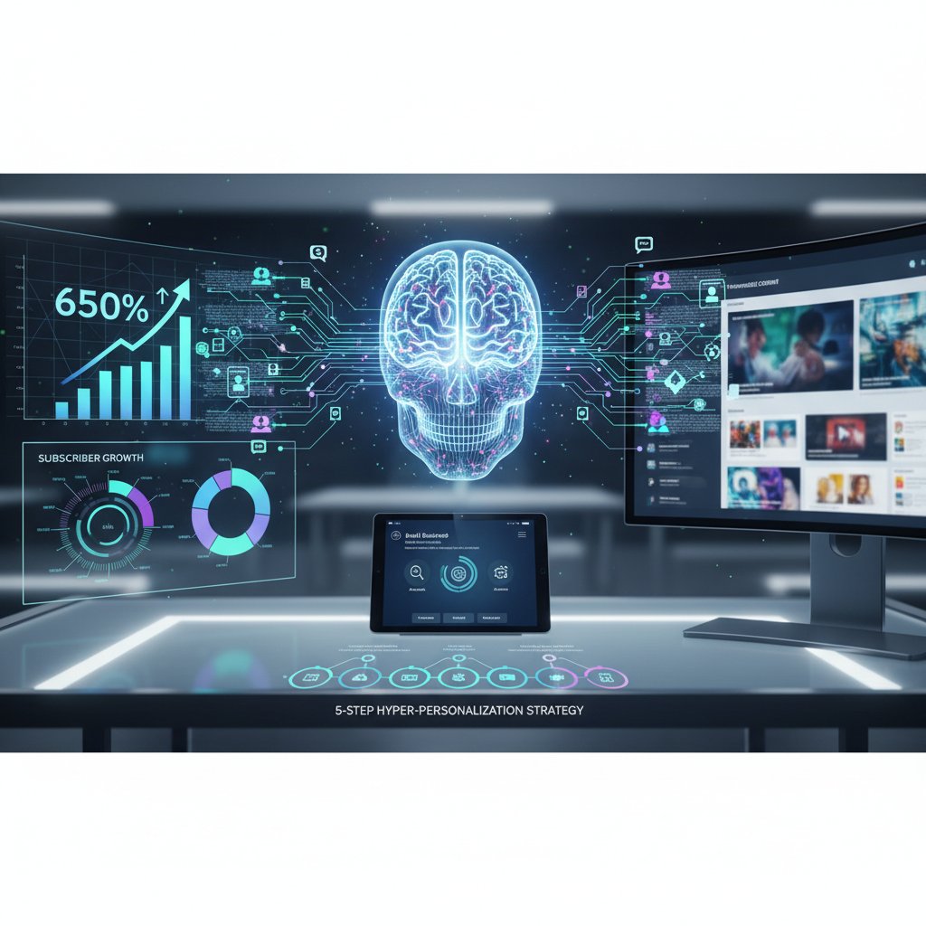 2025 중소기업 블로그, 'AI 페르소나' 마케팅으로 구독자 650% 폭증! 5단계 초개인화 전략 - Content Marketing 마케팅 가이드