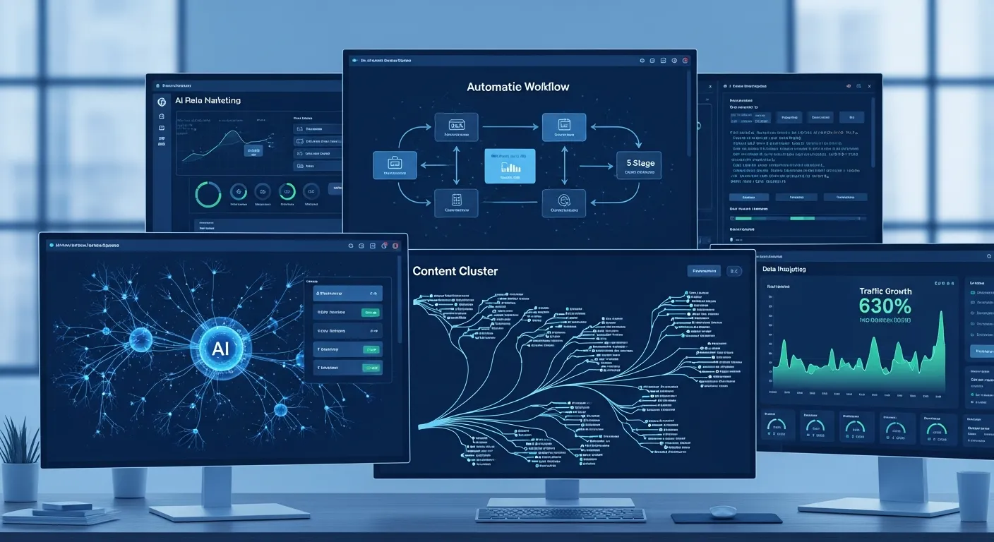 2025년 중소기업 블로그, 'AI 기반 콘텐츠 클러스터링'으로 유입 630% 폭발! 5단계 자동화 전략 - Content Marketing 마케팅 가이드