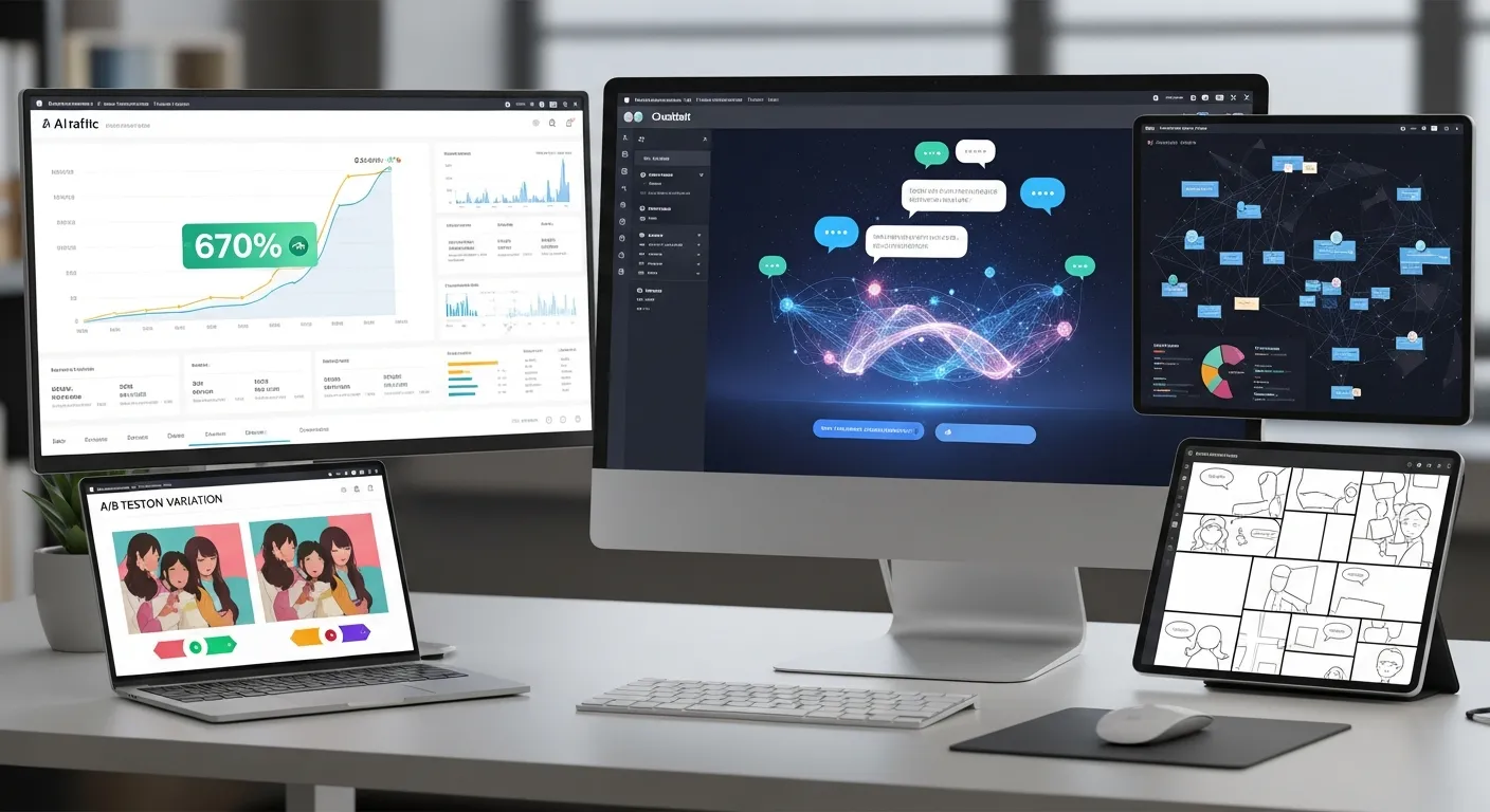 2025 중소기업 웹툰 마케팅: AI 기반 초개인화 스토리텔링으로 고객 유입 670% 폭발! 5단계 매출 극대화 전략 - Content Marketing 마케팅 가이드