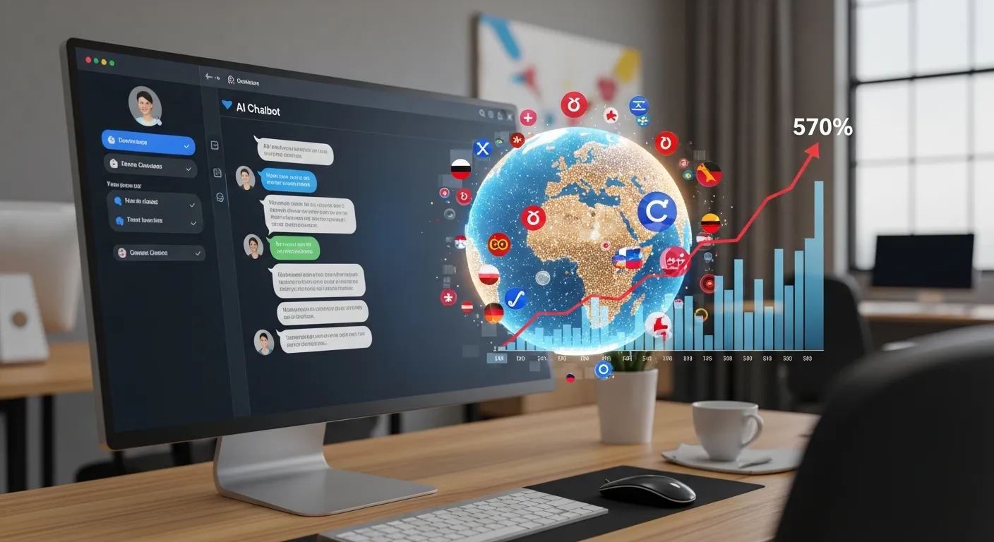 2025 중소기업, 'AI 기반 챗봇' & '다국어 지원' 으로 글로벌 전환율 570% 폭발! 5단계 자동화 전략 - Conversion Optimization 마케팅 가이드