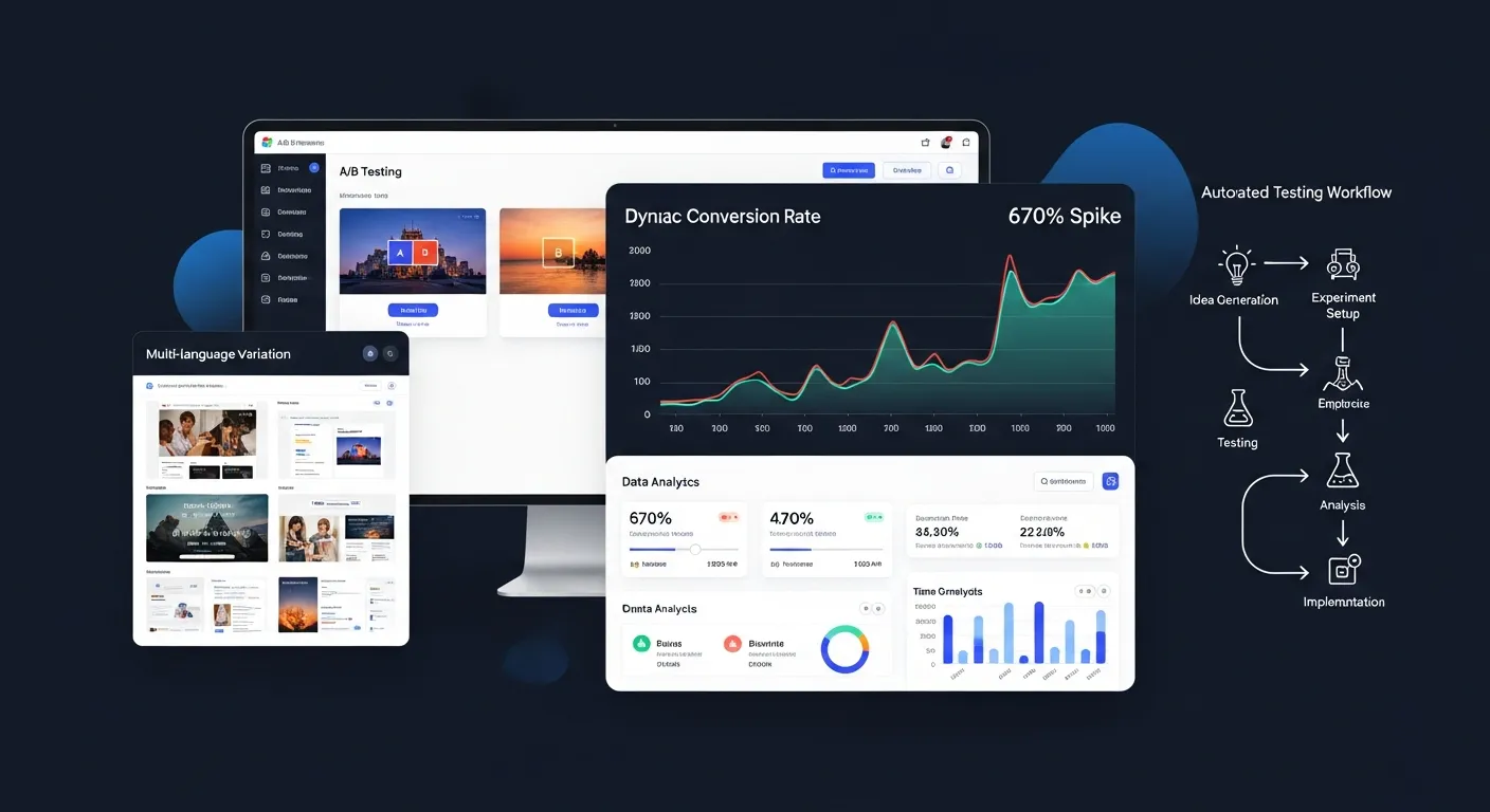 2025 중소기업 CRO: '데이터 기반 A/B 테스트 자동화'로 전환율 670% 폭발! 5단계 초정밀 실험 전략 - Conversion Optimization 마케팅 가이드