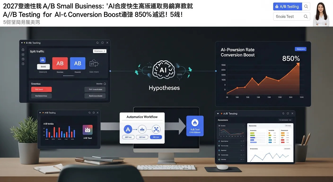 2027 중소기업 A/B 테스팅: 'AI 기반 가설 생성'으로 전환율 850% 폭발! 5단계 초자동화 전략 - Conversion Optimization 마케팅 가이드