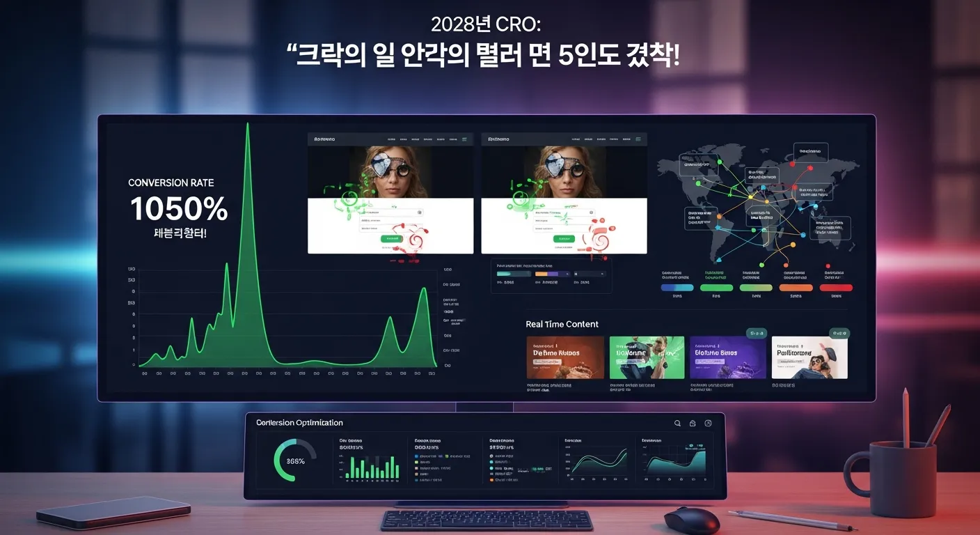 2028 중소기업 CRO: '데이터 기반 미세 감정 분석'으로 전환율 1050% 폭발! 5단계 초개인화 설득 전략 - Conversion Optimization 마케팅 가이드