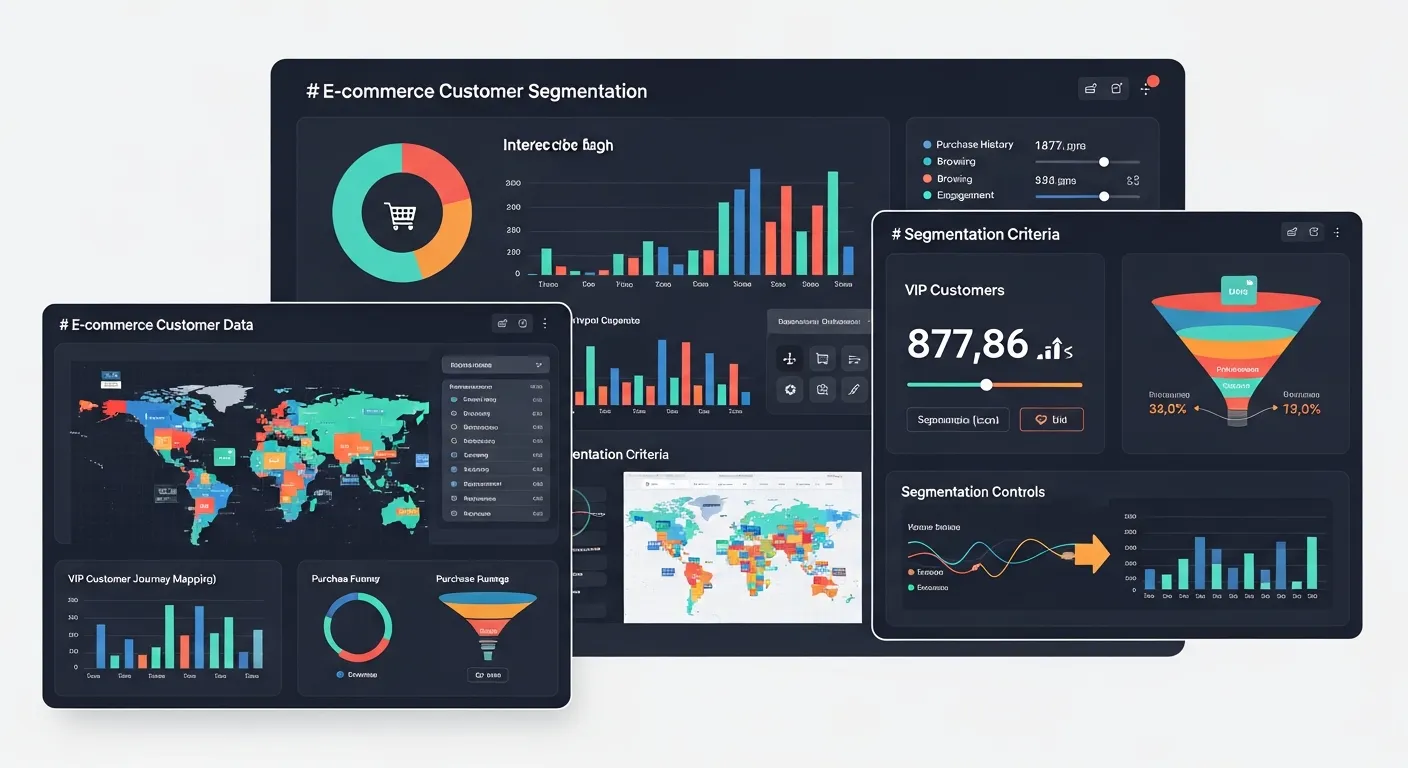 2025 이커머스, 'AI 기반 고객 세분화'로 VIP 고객 530% 폭증! 재구매율 극대화 5단계 전략 - E-commerce 마케팅 가이드