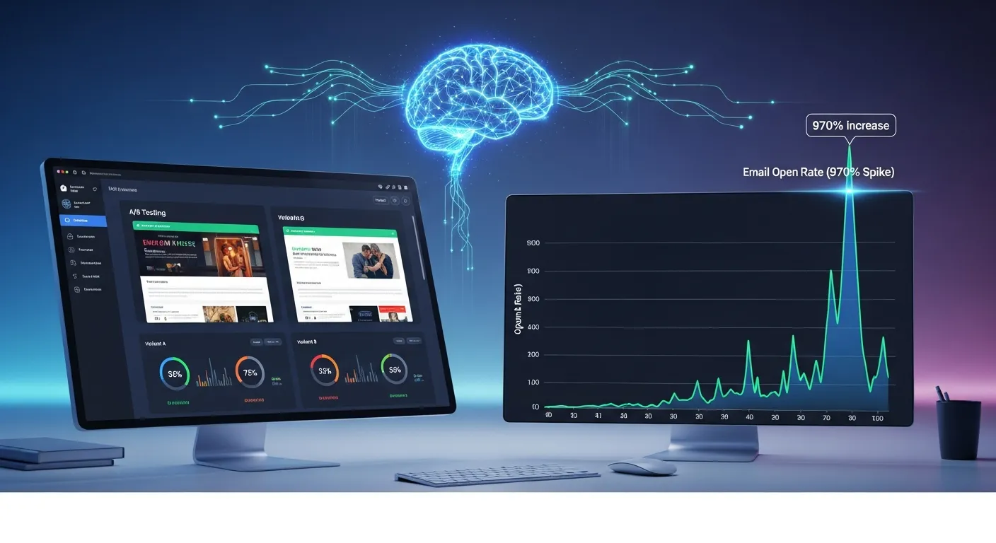 2025년 이메일 마케팅, AI 기반 A/B 테스트 970% 오픈율 폭발! 중소기업 맞춤 5단계 초자동화 전략 - Email Marketing 마케팅 가이드