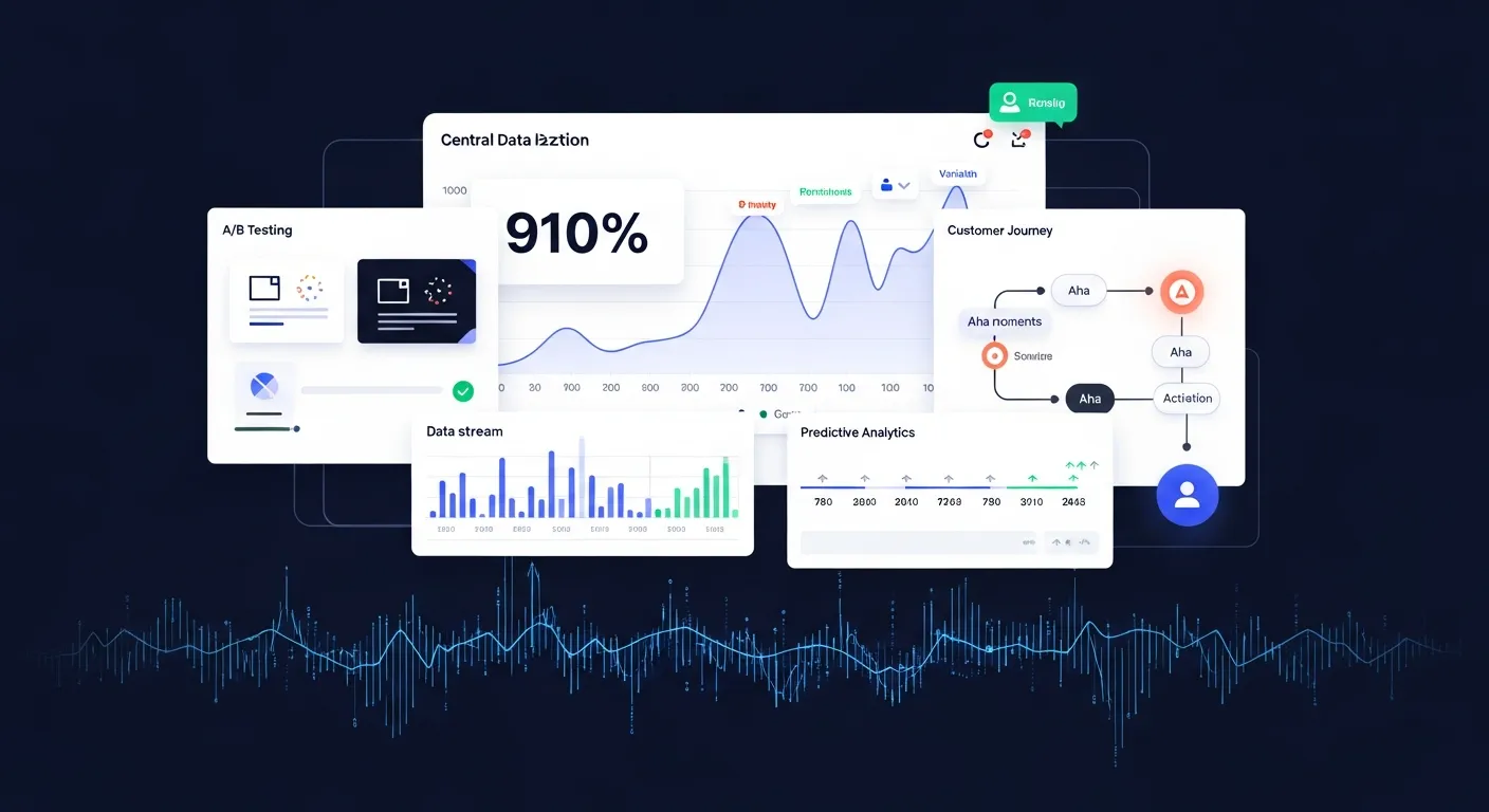 2025 중소기업 성장 해킹: '아하 모먼트' 데이터 분석으로 고객 활성화 910% 폭발! 5단계 초개인화 전략 - Growth Hacking 마케팅 가이드
