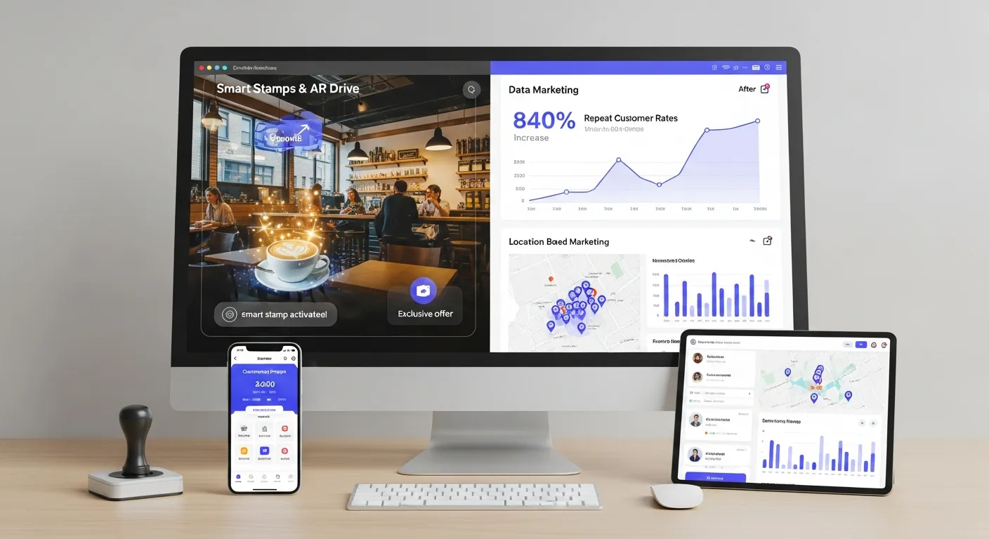 2025 중소기업, '스마트 스탬프' & AR 결합! 오프라인 고객 840% 재방문시키는 5단계 로컬 마케팅 전략 - Local Marketing 마케팅 가이드