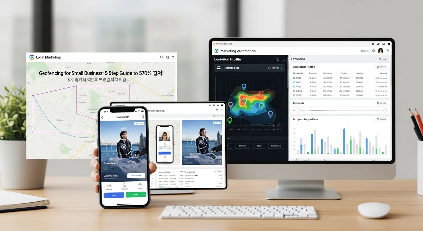 2025 중소기업, '지오펜싱 마케팅'으로 지역 고객 570% 폭발! 5단계 초개인화 타겟팅 전략 - Local Marketing 마케팅 가이드