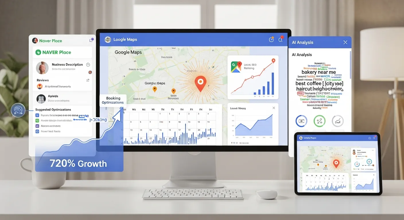 2025 중소기업 맵 마케팅: 네이버 플레이스 AI 최적화로 예약 720% 폭발! 5단계 로컬 SEO 초격차 전략 - Local Marketing 마케팅 가이드