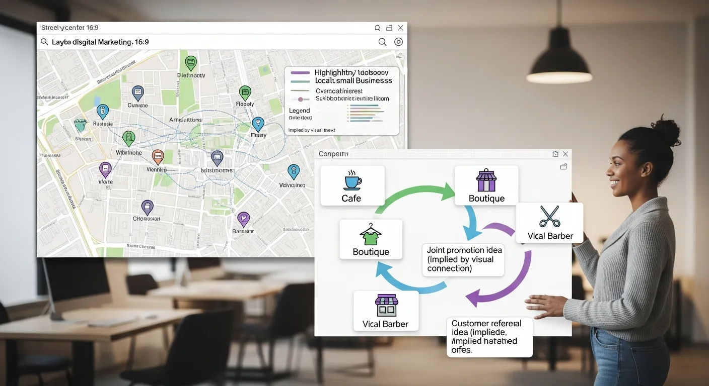 2027년 골목 상권 부활: '로컬 콜라보' 마케팅으로 매출 570% 폭발! 5단계 상생 전략 - Local Marketing 마케팅 가이드