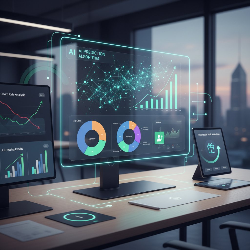 2025 중소기업 앱 리텐션: 'AI 예측 이탈 방지'로 740% 재방문율 폭발! 5단계 초개인화 캠페인 - Mobile Marketing 마케팅 가이드