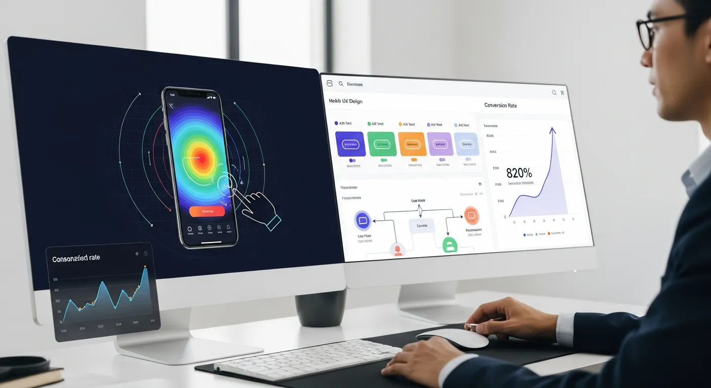 2027 모바일 UX, '초개인화 제스처'로 전환율 820% 폭발! 중소기업 맞춤 5단계 UX 전략 - Mobile Marketing 마케팅 가이드