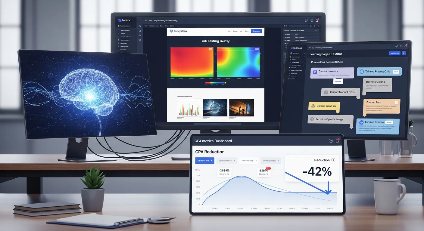 2025 중소기업, '랜딩 페이지 초개인화'로 CPA 42% 감소! AI 기반 5단계 전환율 최적화 전략 - Performance Marketing 마케팅 가이드