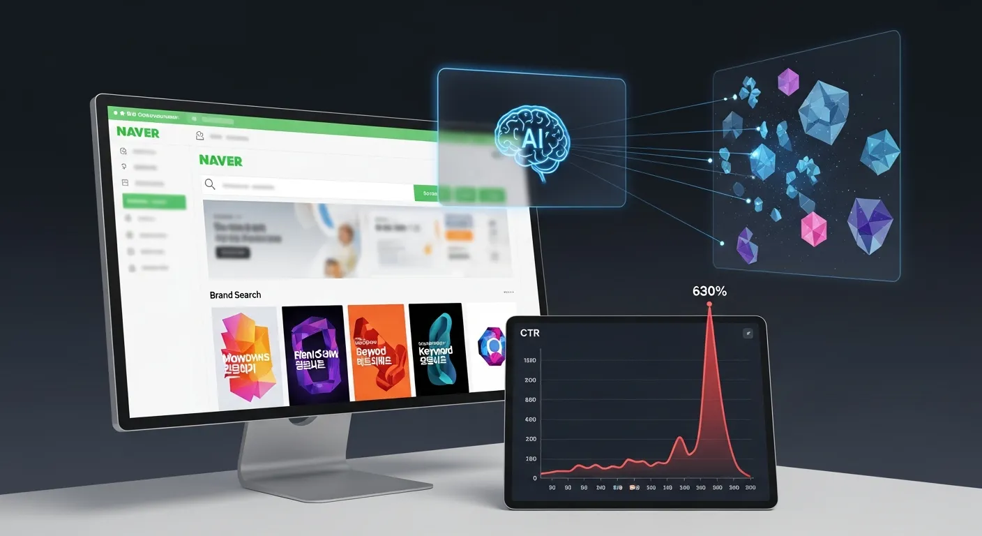 2025 네이버 브랜드 검색 광고: 'AI 기반 키워드 확장'으로 클릭률 630% 폭발! 5단계 예산 최적화 전략 - Performance Marketing 마케팅 가이드
