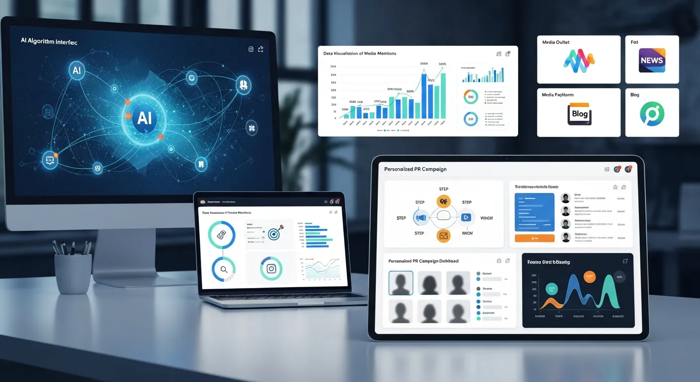 2025 중소기업 미디어 관계: 'AI 기자 매칭'으로 언론 노출 970% 폭증! 5단계 퍼스널라이즈 전략 - PR & Communications 마케팅 가이드