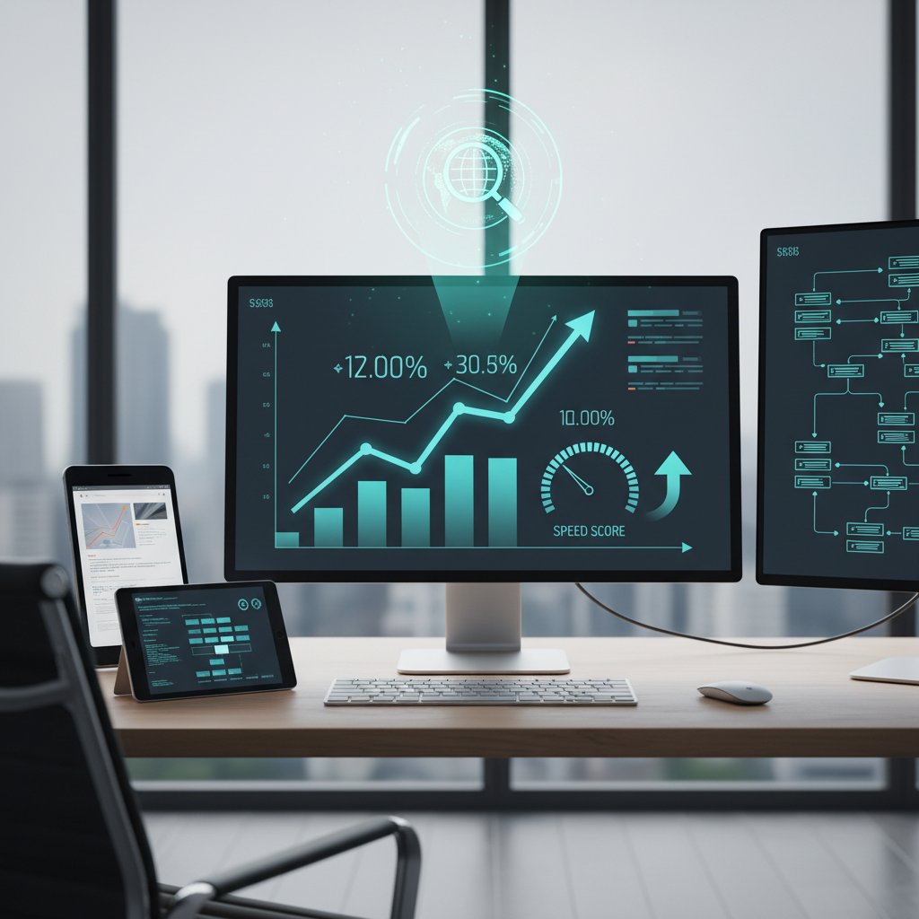 2025 중소기업 기술 SEO: '페이지 속도 990% 향상'으로 구글 검색 1위 탈환! 5단계 초정밀 전략 - SEO 마케팅 가이드