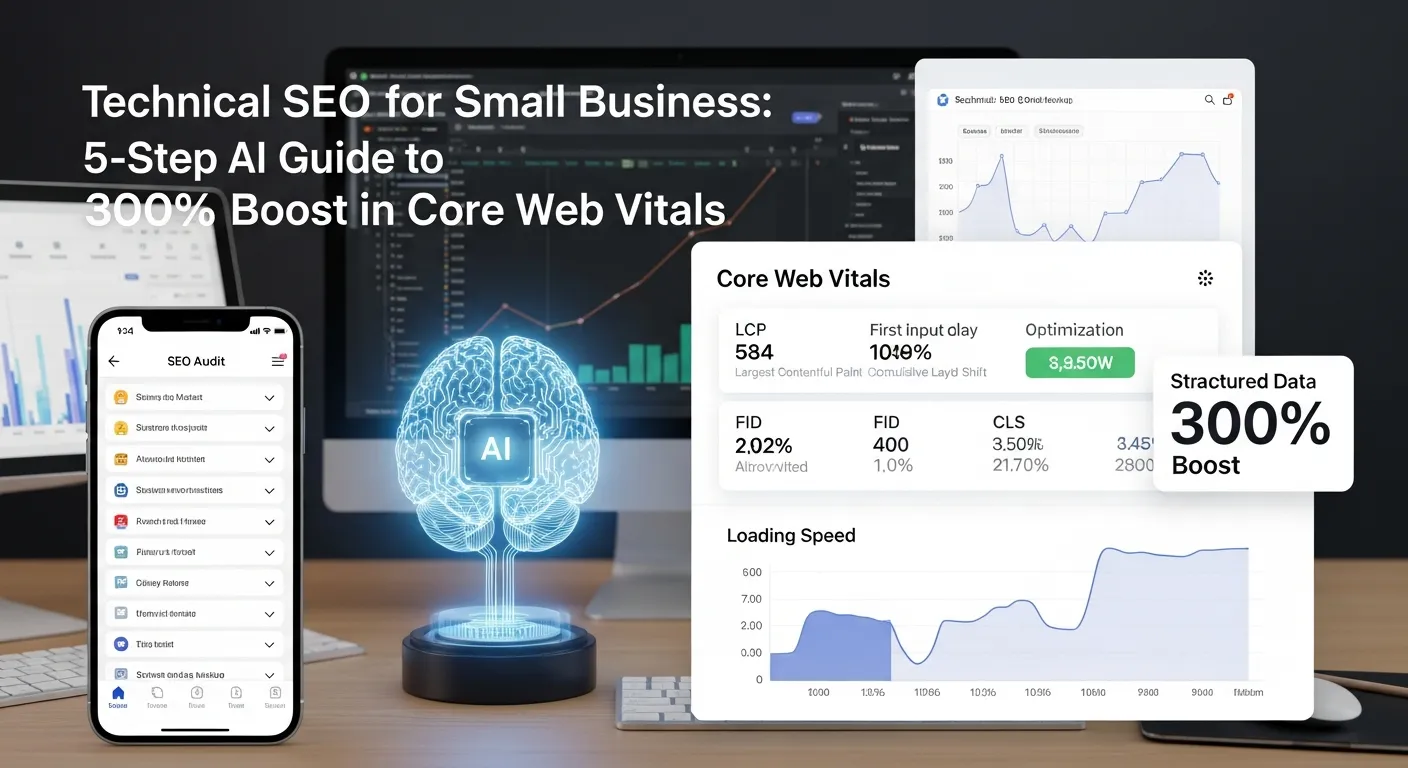2025 중소기업 기술 SEO, '코어 웹 바이탈' 300% 개선! AI 기반 5단계 성능 최적화 - SEO 마케팅 가이드