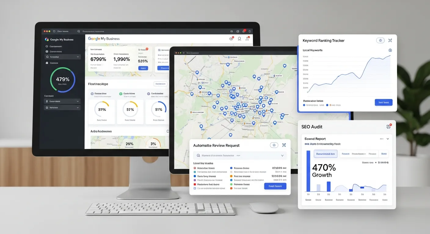 2025 중소기업, '무료 로컬 SEO 도구' 5가지로 검색 순위 470% 폭등! 5단계 자동화 전략 - SEO 마케팅 가이드