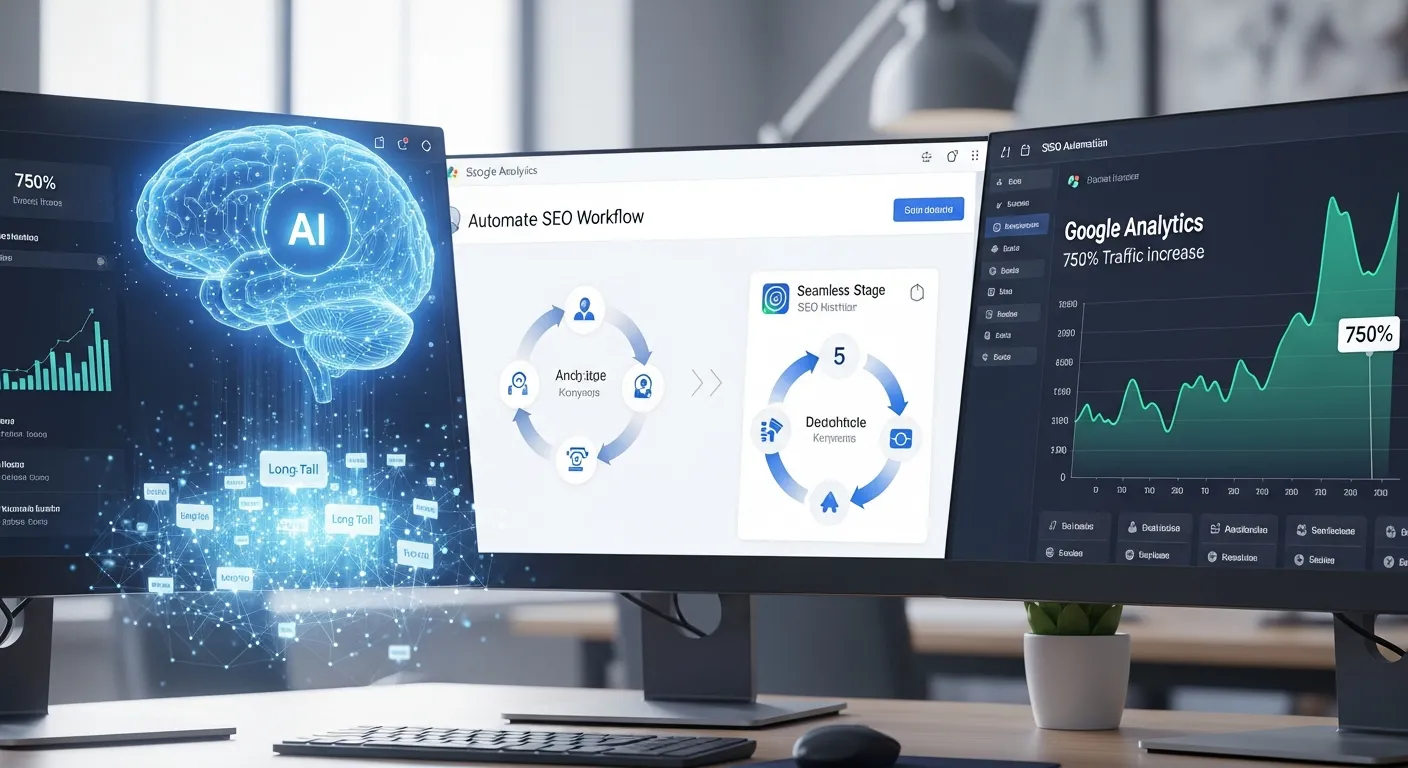 2025 중소기업 SEO: 'AI 기반 롱테일 키워드' 공략으로 트래픽 750% 폭발! 5단계 자동화 전략 - SEO 마케팅 가이드