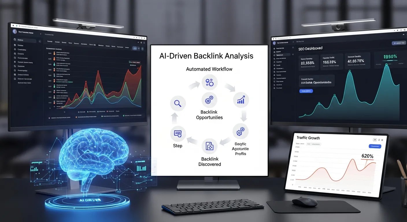 2025 중소기업 SEO: AI 기반 '경쟁사 백링크 분석'으로 트래픽 620% 폭발! 5단계 자동화 전략 - SEO 마케팅 가이드