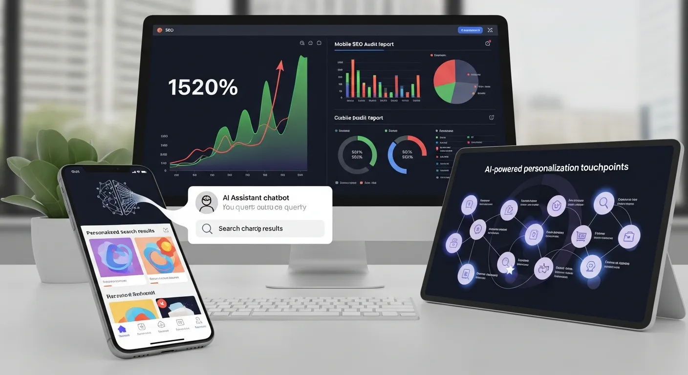 2030 중소기업 모바일 SEO: 'AI 개인 비서' UX로 고객 경험 1520% 폭발! 5단계 초개인화 여정 설계 - SEO 마케팅 가이드