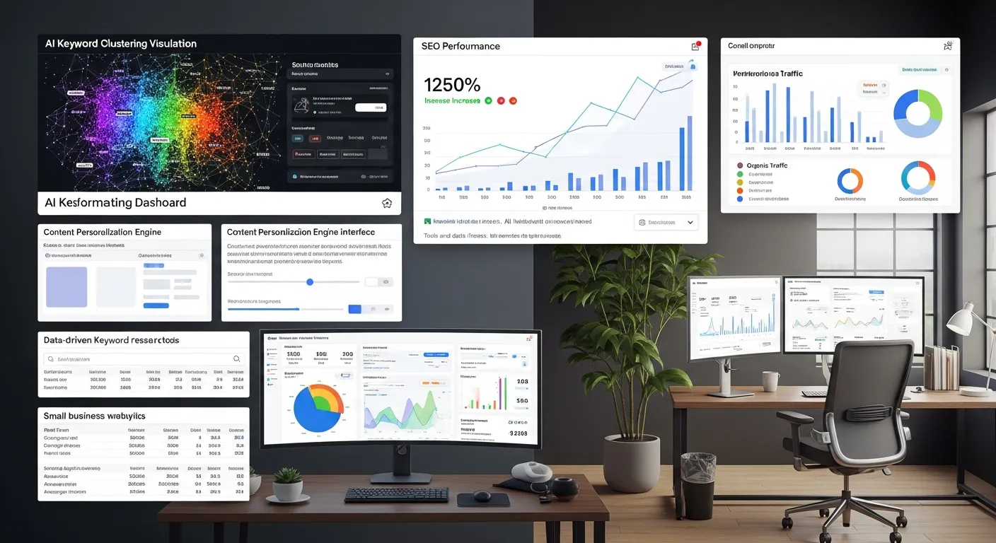 2025 중소기업 SEO: 'AI 키워드 클러스터링'으로 트래픽 1250% 폭발! 5단계 초개인화 콘텐츠 전략 - SEO 마케팅 가이드